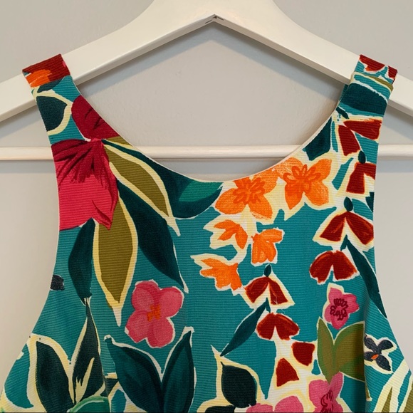 ZARA 🌺 Cut Out Floral Jumpsuit Dress - Picture 2 of 7